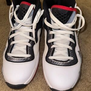 Stylish Shoes in Black, White, and Red